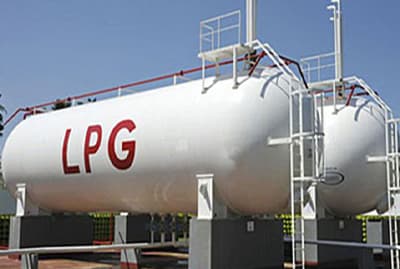 LPG storage vessels fabricated at a JIS Engineering facility